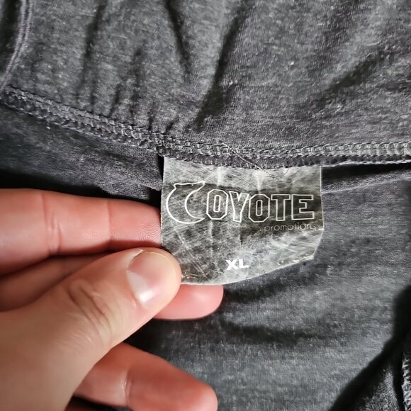 Coyote Chicago White Sox Quarter Zip SZ XL Gray Lightweight Collared Sweatshirt - Picture 6 of 7